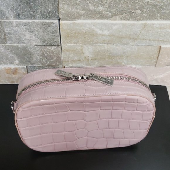 🎁 Pop & Suki Croc Embossed Bigger Leather Camera Bag - Picture 8 of 12